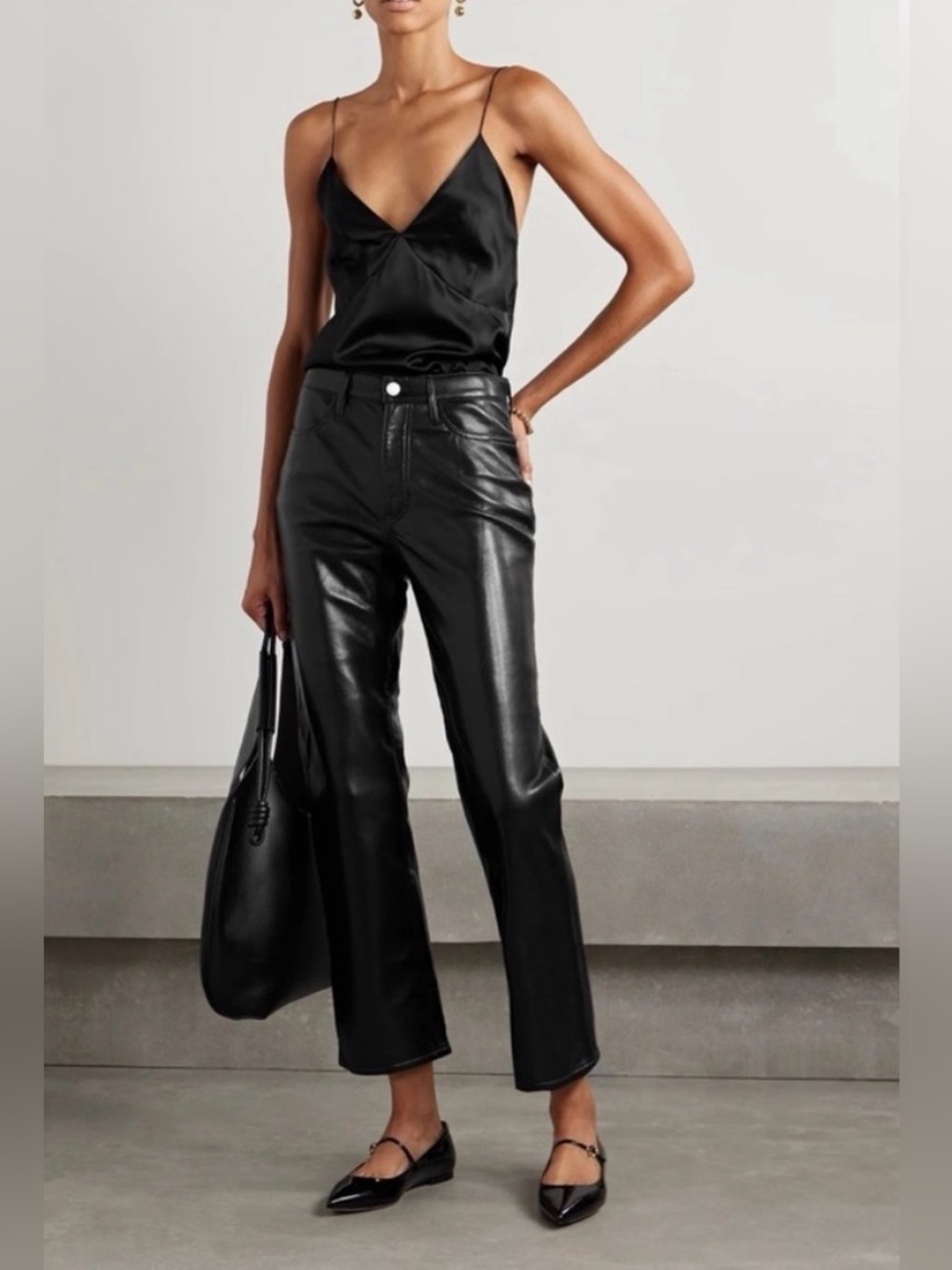FRAME PANTS | NWOT Pleather Le Jane Crop Pants